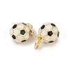 Brass Enamel Pendants KK-P294-38G-01-2