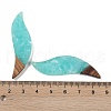 Resin & Wood Big Pendants WOOD-F015-18G-3
