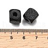 Spray Painted Wooden Beads WOOD-P021-01C-29-3