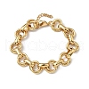304 Stainless Steel Rolo Chain Bracelets for Women BJEW-S176-01G-A-4