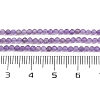 Natural Amethyst Beads Strands G-P572-B02-2mm-5