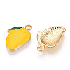 Alloy Enamel Pendants ENAM-T011-02KC-RS-2