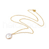 Plated Natural Baroque Pearl Keshi Pearl Beads Jewelry Sets SJEW-JS00977-2