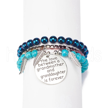 Mother's Day Bracelets BJEW-JB08589-1