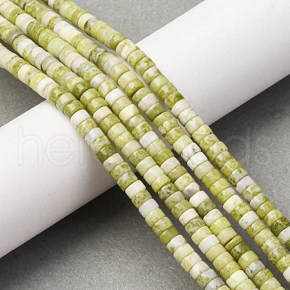 Natural Jade Beads Strands G-L624-I14-2x4mm-1