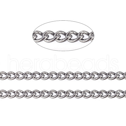 Brass Twisted Chains CHC010Y-B-1