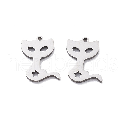 201 Stainless Steel Charms STAS-V001-16-1