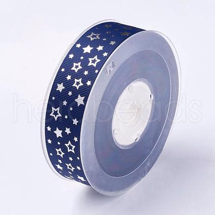 Polyester Grosgrain Ribbon SRIB-F004-25mm-03-1