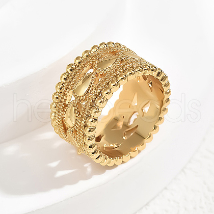 Brass Pave Cubic Zirconia Finger Rings for Women FR1588-5-1