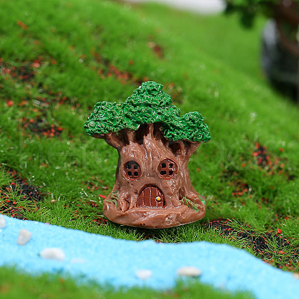 Resin Miniature Mini Tree House MIMO-PW0001-201A-1