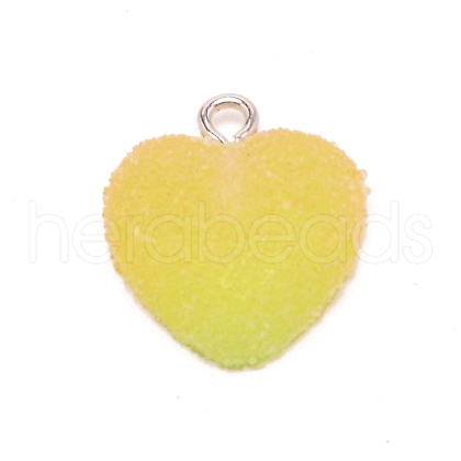 Resin Pendants RESI-WH0025-15A-1