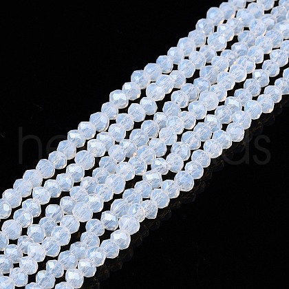 Electroplate Glass Beads Strands EGLA-A044-J1mm-A06-1