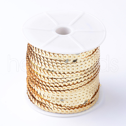 Ornament Accessories Plastic Paillette Bead Strands PVC-R004-01-1