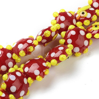 Handmade Lampwork Beads X1-LAMP-J092-01E-1