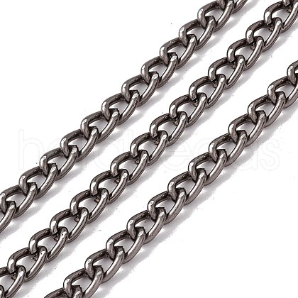 Oval Oxidation Aluminum Curb Chains CHA-G001-10EB-1