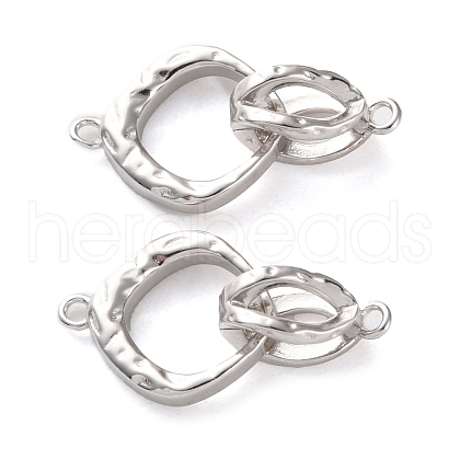 925 Sterling Silver Fold Over Clasps STER-K176-20P-1