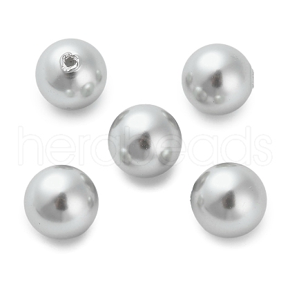 Baking Painted Pearlized Glass Pearl Round Beads HY-Q001-02A-04-1