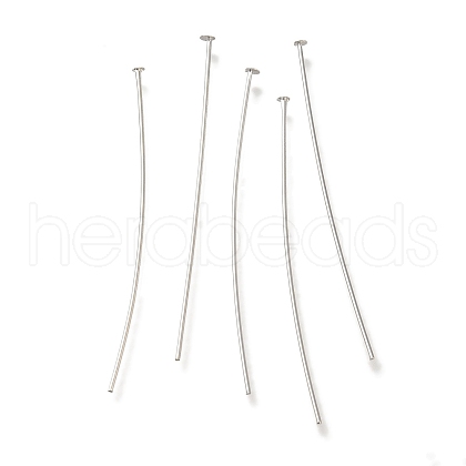 Brass Flat Head Pins KK-H502-01G-S-1