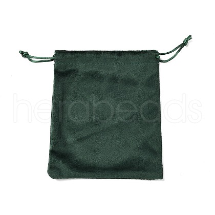 Velvet Jewelry Drawstring Storage Pouches ABAG-P013-02D-05-1