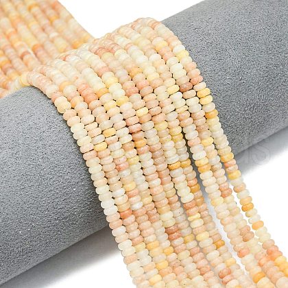Natural Orange Aventurine Beads Strands G-P575-A02-4x2mm-01-1