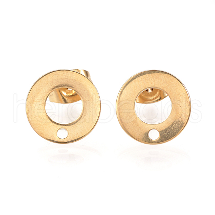 304 Stainless Steel Stud Earring Findings X-STAS-Q223-09-1