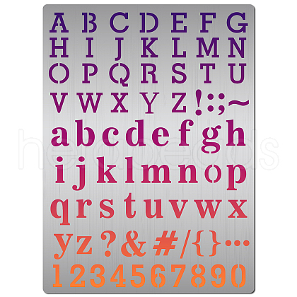 Custom Stainless Steel Cutting Dies Stencils DIY-WH0289-010-1