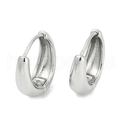 Tarnish Resistant 304 Stainless Steel Huggie Hoop Earrings for Women EJEW-C096-07B-P-1