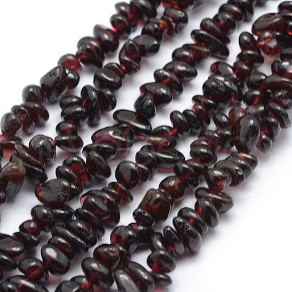 Natural Garnet Beads Strands X-G-P332-72-1