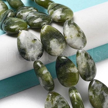 Natural Xinyi Jade/Chinese Southern Jade Beads Strands G-P528-L01-02-1