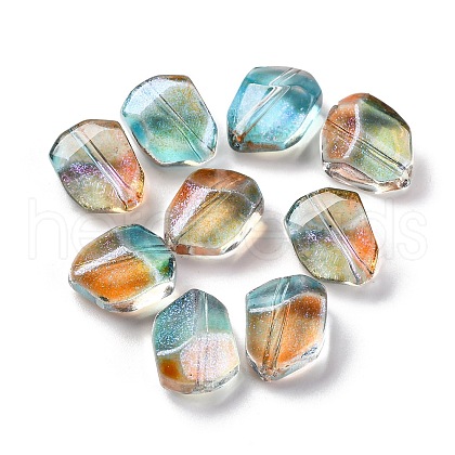 Baking Paint Transparent Glass Beads X1-DGLA-C004-01C-1