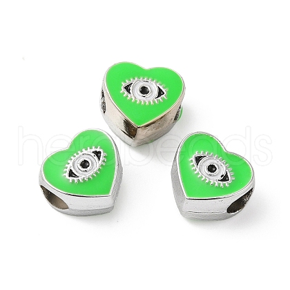 CCB Plastic European Beads CCB-B001-01G-1