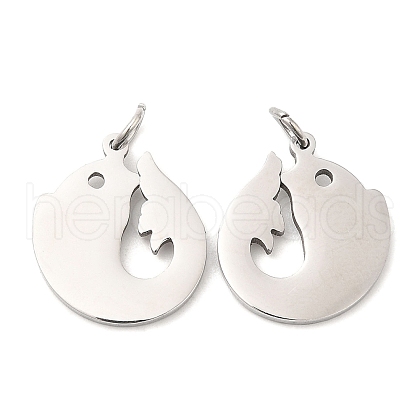 Non-Tarnish 304 Stainless Steel Pendants STAS-Z042-17P-1