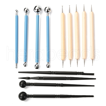 Wooden Sculpture Clay Tool DIY-P024-B02-1