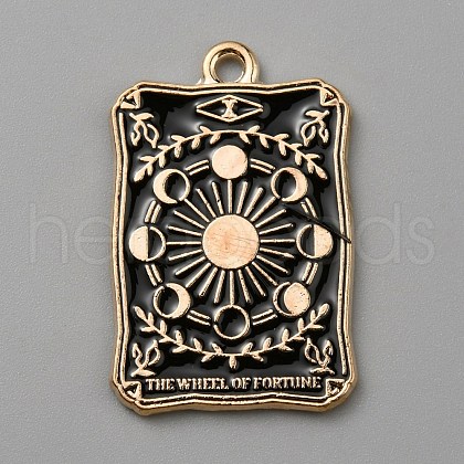 Alloy Enamel Pendants ENAM-WH0064-24I-1