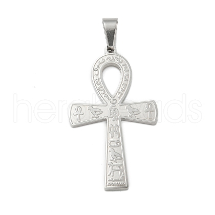 304 Stainless Steel Pendants STAS-G346-27P-1