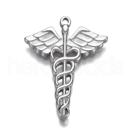 Tarnish Resistant 304 Stainless Steel Pendants STAS-I166-05P-1