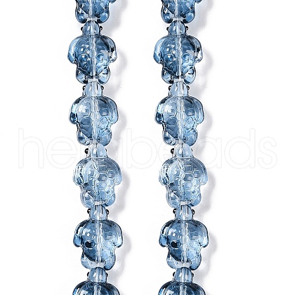 Transparent Glass Enamel Beads Strands GLAA-B021-06I-1