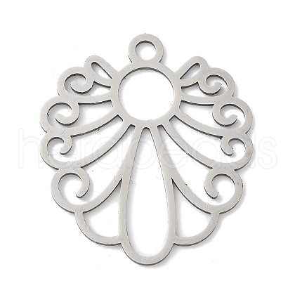 304 Stainless Steel Pendants STAS-S174-39P-1