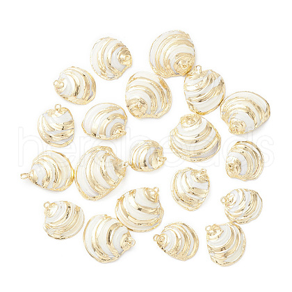 Natural Sea Shell Pendants X-SHEL-F005-06LG-1