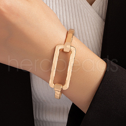 Rectangle Alloy Cuff Bangles for Women WG73EA3-03-1
