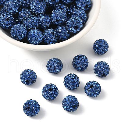 Pave Disco Ball Beads RB-H258-10MM-243-1