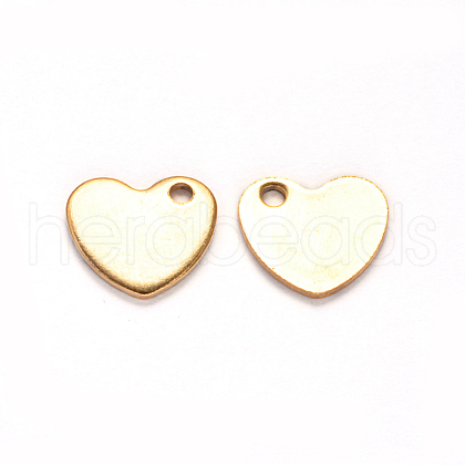 Ion Plating(IP) 304 Stainless Steel Stamping Blank Tag Charms X-STAS-M238-01-1