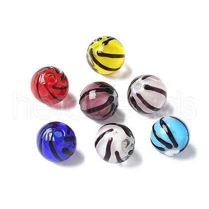 Handmade Transparent Lampwork Beads BLOW-D300-08A-1