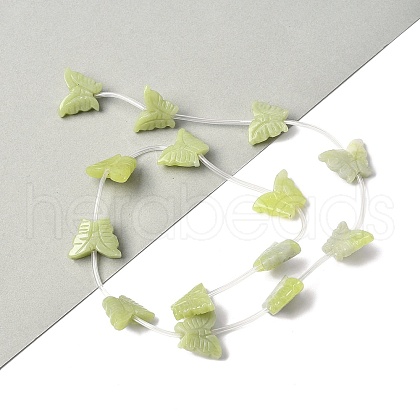 Natural Butter Jade Beads Strands G-B136-A11-1