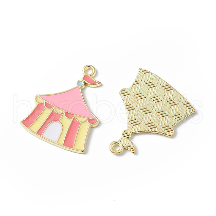 Circus Theme Alloy Enamel Pendants ENAM-P246-02C-1