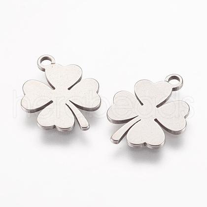 Tarnish Resistant 304 Stainless Steel Charms STAS-L191-17P-1