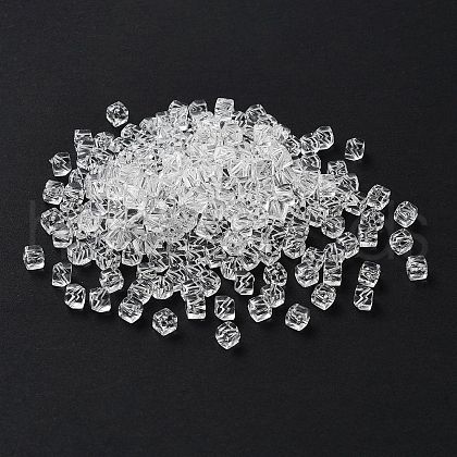 Transparent Acrylic Beads X-PL690-1-1