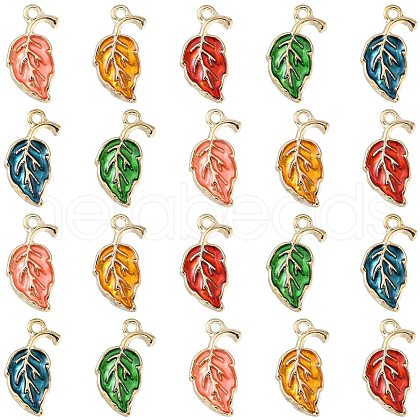 Alloy Enamel Pendants ENAM-CJ0001-40-1