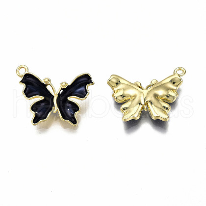 Rack Plating Alloy Enamel Pendants ENAM-N060-16-10-1