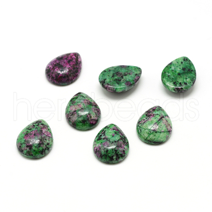 Synthetic Ruby in Zoisite Gemstone Cabochons G-T024-18x25mm-15-1